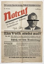 Wahl Plakat Propaganda Wahlplakat Flugschrift Zeitschrift / Götz - 1931