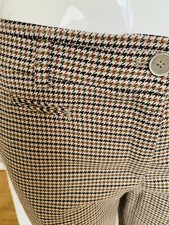 Brax Hose Karo Braun Beige Grösse36 Damen Trend
