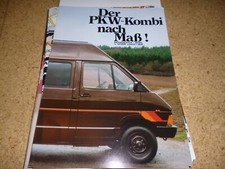 PKW-Kombi KFB Prospekt 4 Seiten Behindertenfahrzeug 9 Sitzer