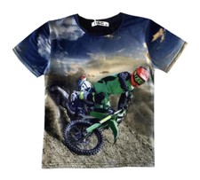 Jungen T-Shirt Motorrad Enduro