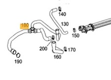 Smart Kühlerschlauch :  Kühler - Ausgleichsbehälter - Rücklauf   NEU