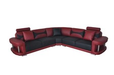 Leder Modern XXL Couch
