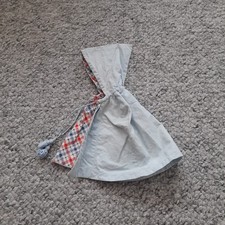 Original 50er Jahre Puppen Poncho im Hellblau Gr. 30-40cm (ohne Puppe)