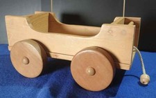 Großer Anhänger Holzspielzeug - für Eisenbahn / Traktor Kinderspielzeug Echtholz