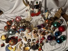 Weihnachten, Konvolut, Baumbehang, Holzfiguren (defekt), Kugeln, vieles mehr……