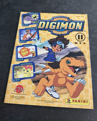 Panini digimon monsters - digimon,