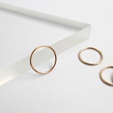 Schmaler damen ring rundprofil - damen,