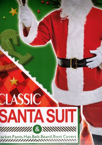 Weihnachtsmann kostüm xxl mit - weihnachtsmann,