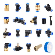 Pneumatik Steckverbinder Steckverschraubung wie IQS Festo PU Schlauch Druckluft