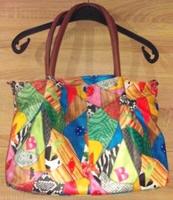 Buntes Taschenset sommerlich, Patchwork, Tierfellmuster/ Afrika, neu