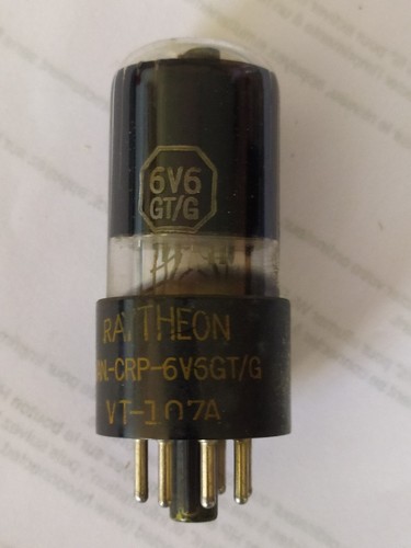 6v6 raytheon small tube - small,