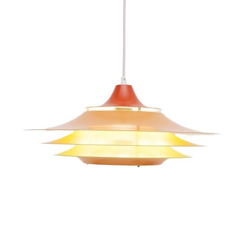 Vintage vitrika orange pendel - vitrika,