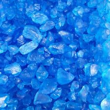 GLASSTEINE 4-10mm. Glaskies. Blaues Glasgranulat. Glas Steinchen. 5kg. BLAU