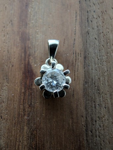 Solitär diamant anhänger - solitär,