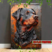 Blechschild Rottweiler Hund