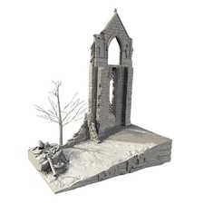 Ruin House DIY Building Model