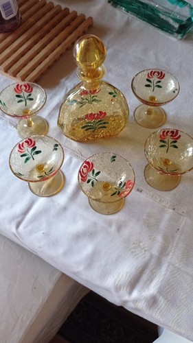 Karaffe altes glas mit - altes,