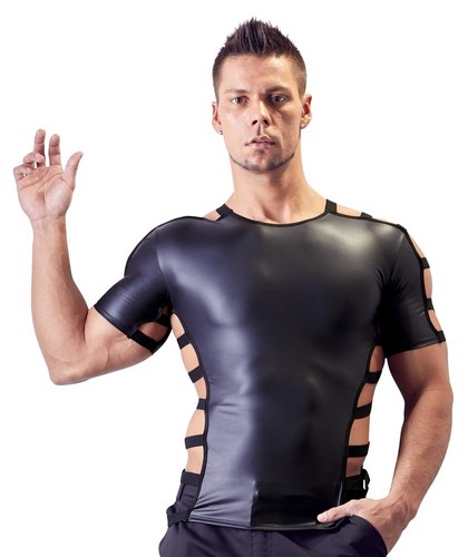 Oberteil shirt wetlook - oberteil,