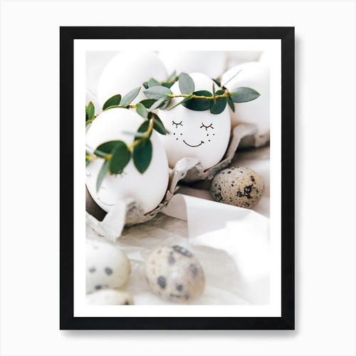 Ostereier kunstdruck - ostereier,