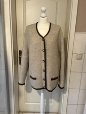 St. Peter Trachten Damen Janker Trachtenjacke beige reine Schurwolle Gr. 46 NEU