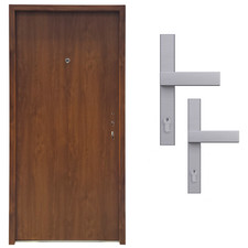 Ausstellungstür #OM08 Wohnungseingangstür T68 mit RC3 DIN Rechts 100x207 cm