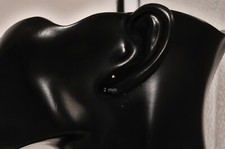 Sterling Silber 925 Kugel Stecker Ohrstecker einzeln oder als Paar 2 mm - 16 mm