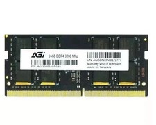Agi RAM Speicher 16 GB AGi 16GB DDR4 3200 MHz RAM Speicher Modul AGI320016SD138