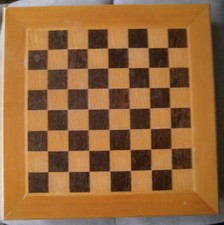 Schachbrett (+Mühle) Holz