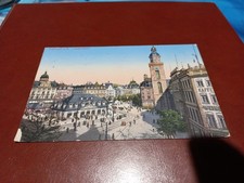 Alte AK Frankfurt a. M. Hauptwache 1915 / Geschäft Kaffee Weine (#b)