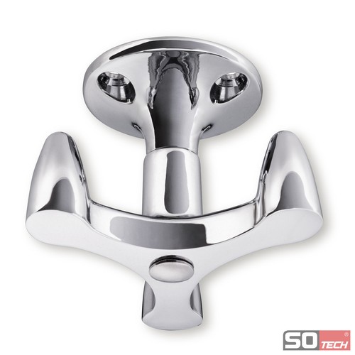 Drehhaken fach chrom - drehhaken, 3-fach