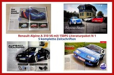 Renault Alpine A 310 V6 mit 150PS Literaturpaket N 1 - 5 komplette Zeitschriften