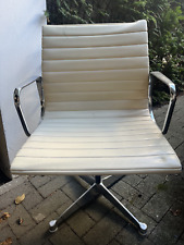 4 Stück Vintage Eames Vitra Für Herman Miller Creme Leder EA108 NUR ABHOLUNG