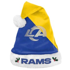 NFL Los Angeles Rams Santa Claus Hat Mütze Weihnachtsmann Christmas 2020