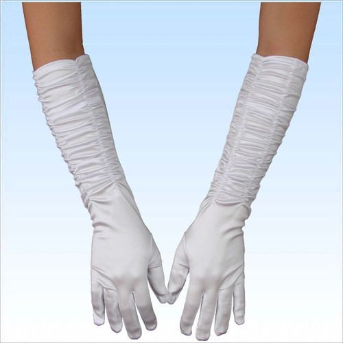 Brauthandschuhe alice satin - brauthandschuhe,