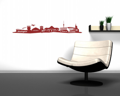 Stuttgart wandtattoo skyline - stuttgart,