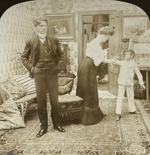 Szene Aus Dem Eheleben Paar