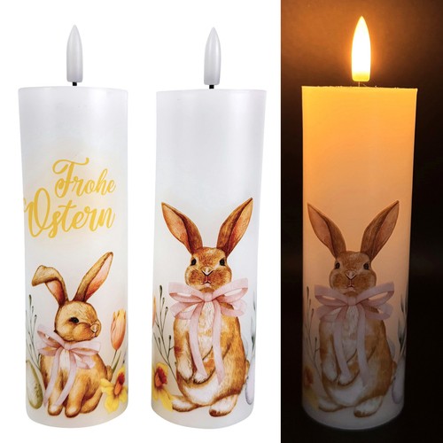 Led kerzen mit osterhasen - 2,