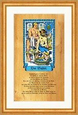 Der Bader Friseur Barber Zahn Bartscher Feldscher Stand 033 Gerahmt