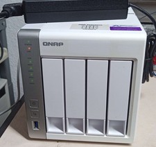 QNAP TS-431P  4-Bay NAS Server 8TB Speicher mit 4x 3TB-HDD RAID5 eingerichtet