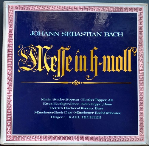 Bach moll messe richter - messe,,