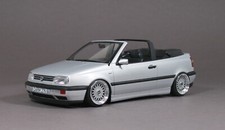 VW Golf 3 Cabriolet silber BBS RS Alufelgen 16 Zoll Umbau 1/18