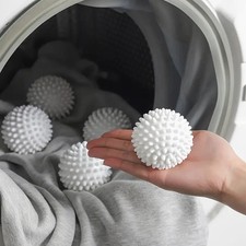 Wäschebälle 4 Stück - Mehrweg Waschmaschine Trockner Ball Haarentferner