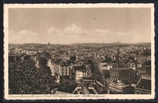 Elberfeld, Blick auf den Ort von der Wolkenburg aus, Ansichtskarte 1929 