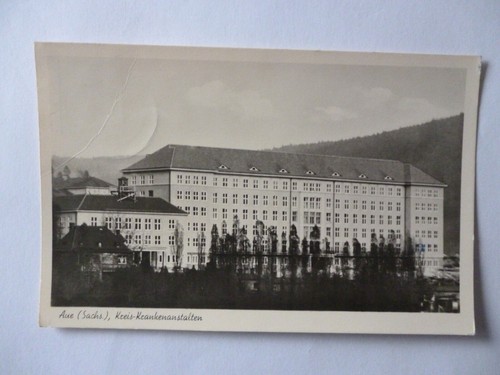 Ansichtskarte aue sachs 1956 - ansichtskarte, sachs.