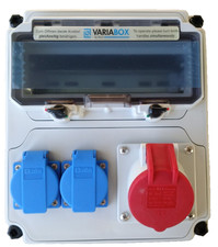 CEE Steckdosenverteiler, Wandverteiler, unbestückt, vorverdrahtet