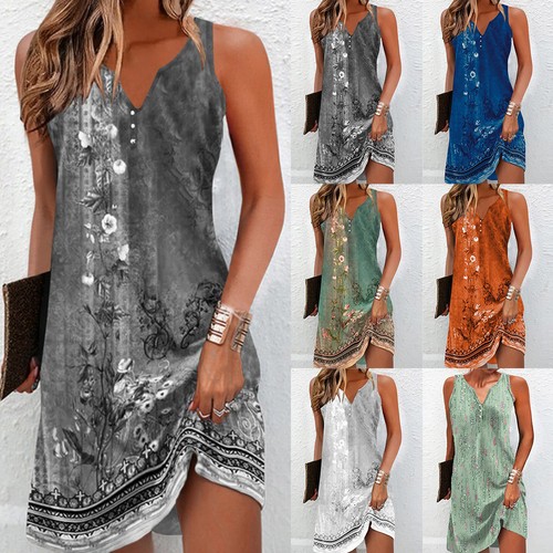 Damen blumen sommerkleid - blumen,