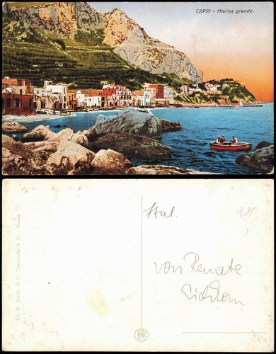 Cartoline capri marina grande - cartoline,