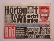 Bild Zeitung vom 03.12.1987