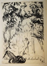 MAX SLEVOGT ORIG.-RADIERUNG