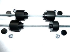 BMW HP4 2009-2014 Crash Sturzpad Vorne & Hinten Achse Schieber Spunde Spulen S1N